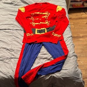 Men’s Nutcracker pajamas- Red and Blue